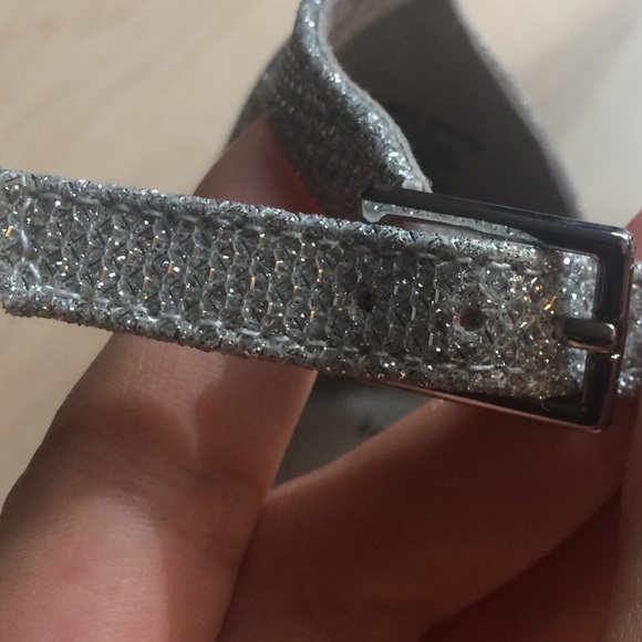 🆕Worthington Silver Glitter Heels Bristol - Picture 7 of 10